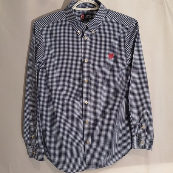 Chaps Youths Long Sleeve Gingham Shirt - Picture 1 of 6